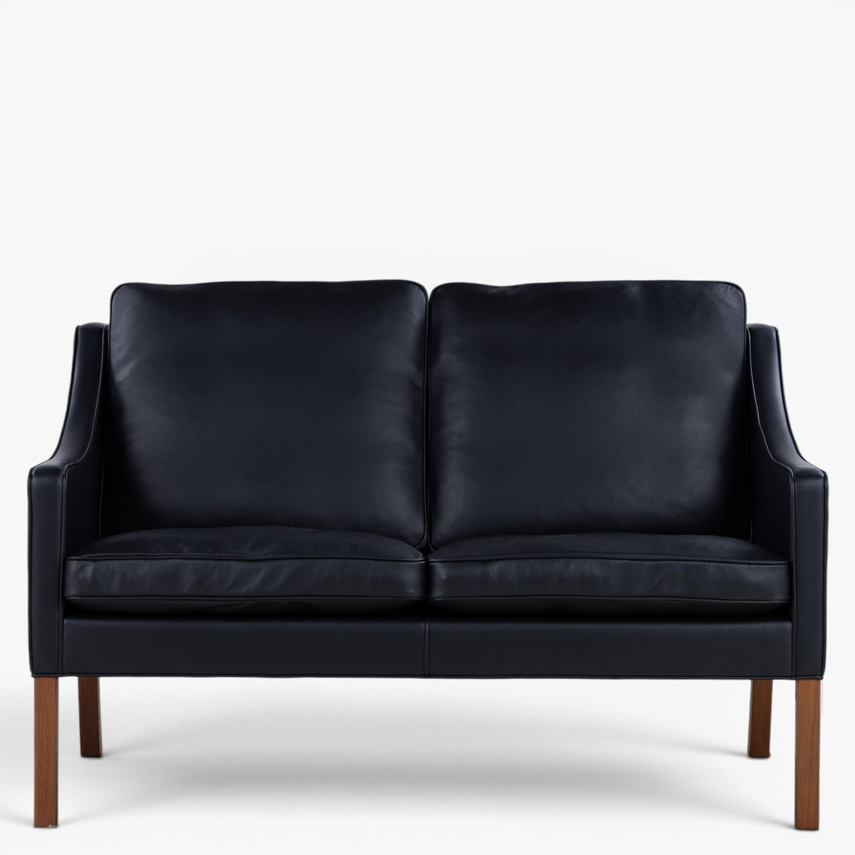 BM 2208 - 2 pers. sofa i sort læder