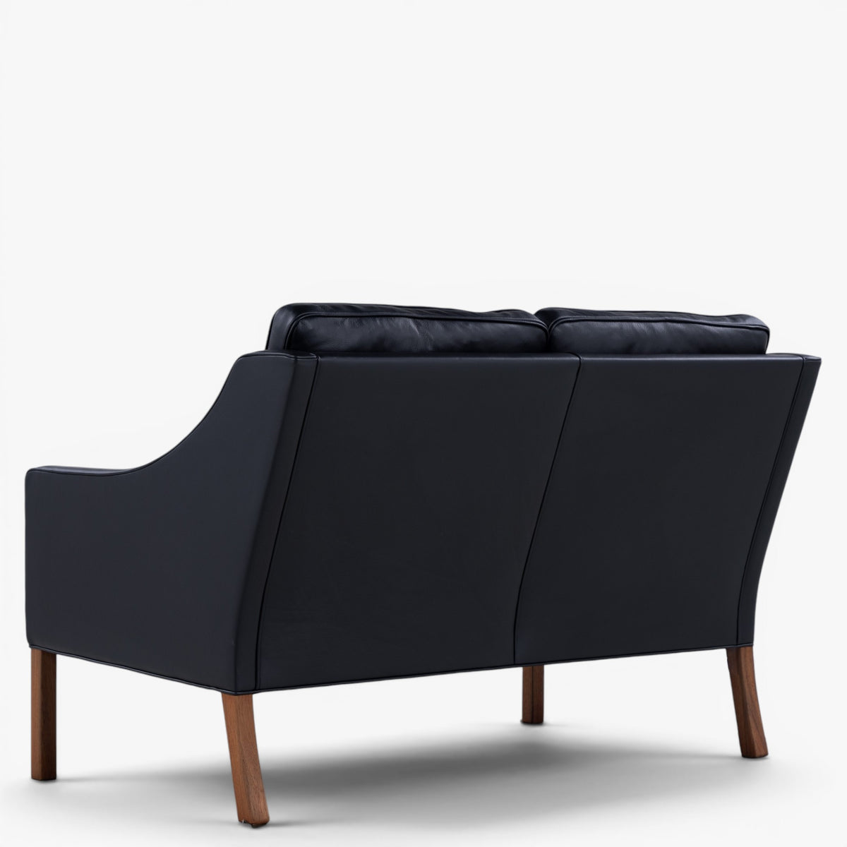 BM 2208 - 2 pers. sofa i sort læder