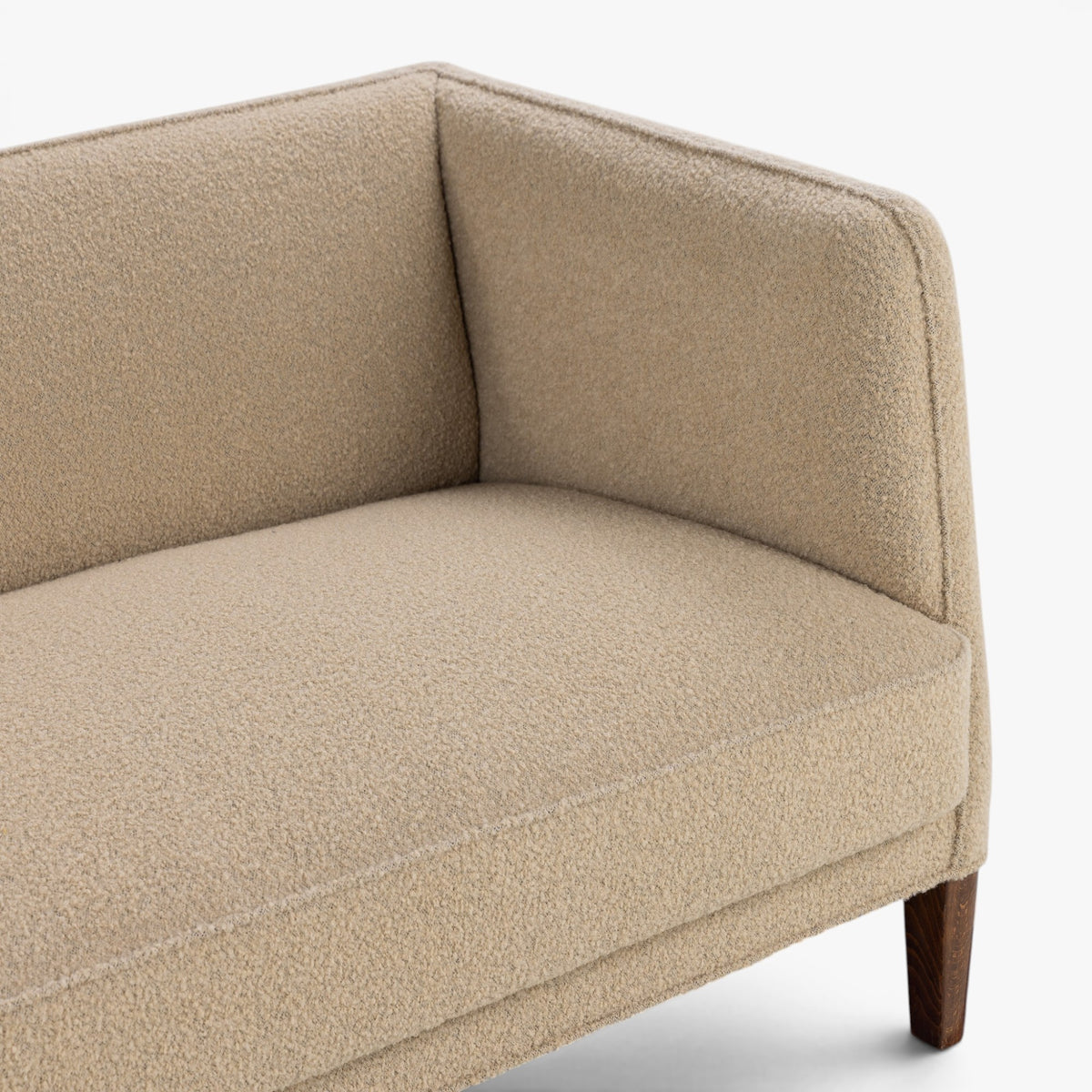 2 seater sofa in new bouclé