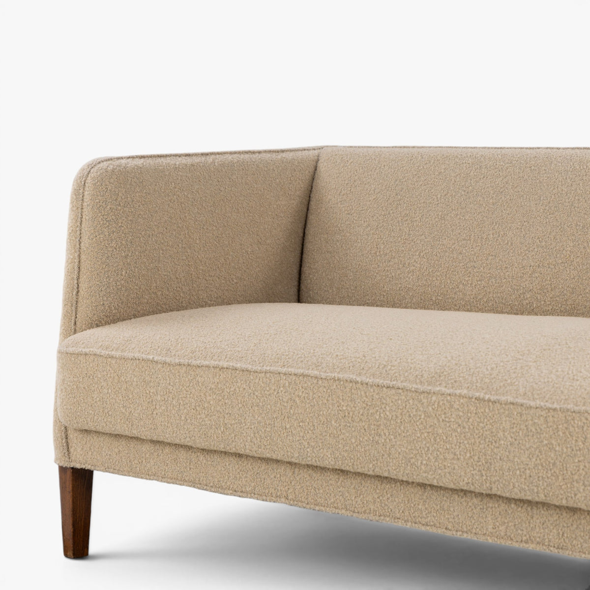 2 seater sofa in new bouclé