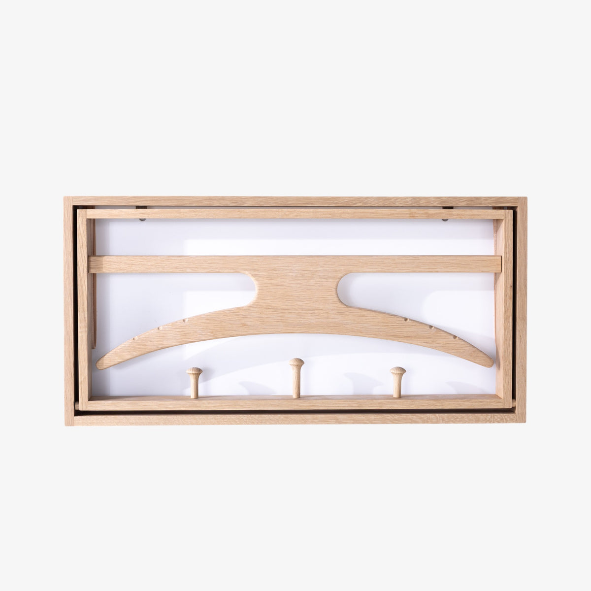 The Hanger' in soaped oak