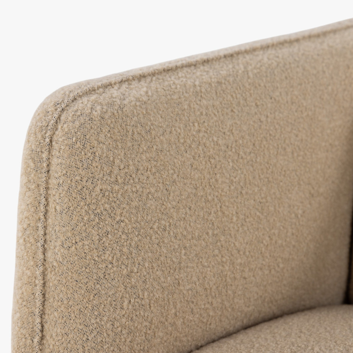 2 seater sofa in new bouclé