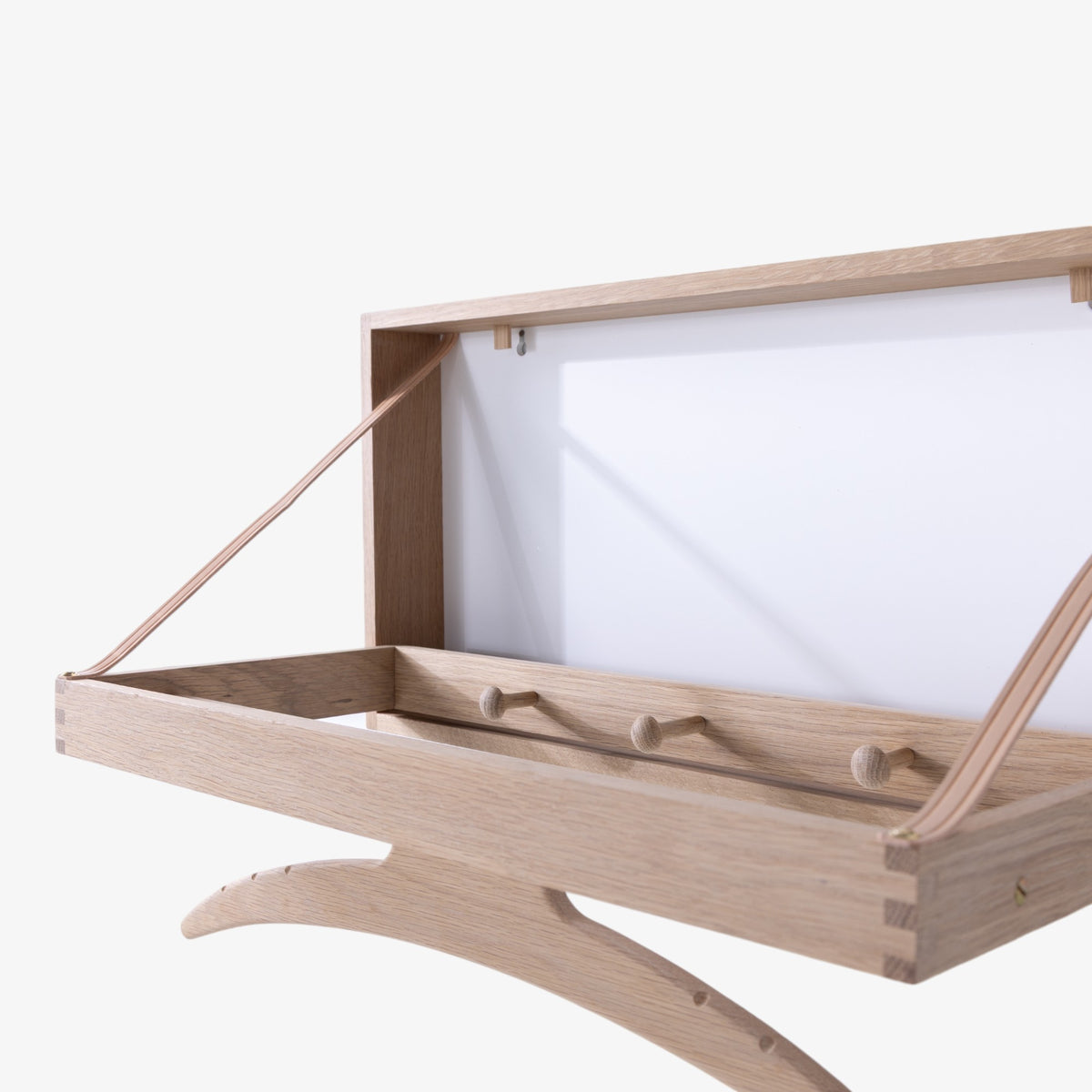 The Hanger' in soaped oak