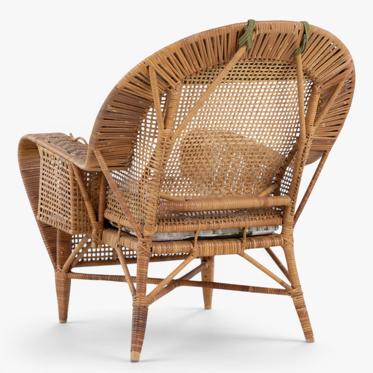 Lænestol i rattan