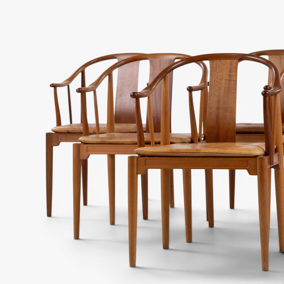FH 4283 - Set of 6 China chairs in mahogany