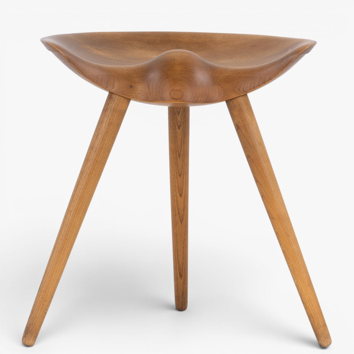 Taburet i teak