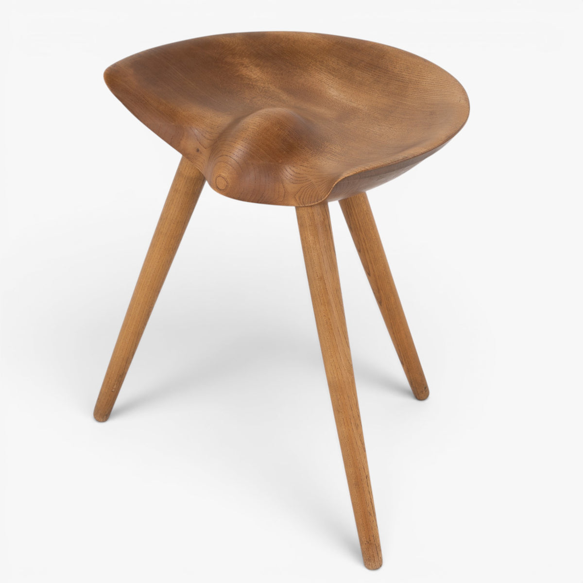 Taburet i teak