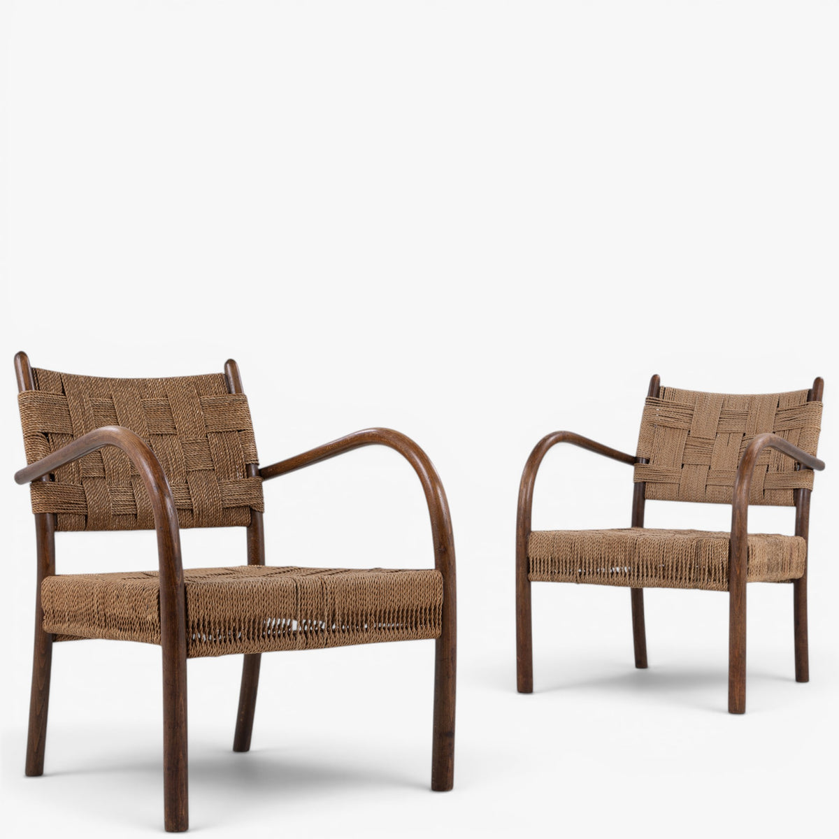 Armchair stained beech