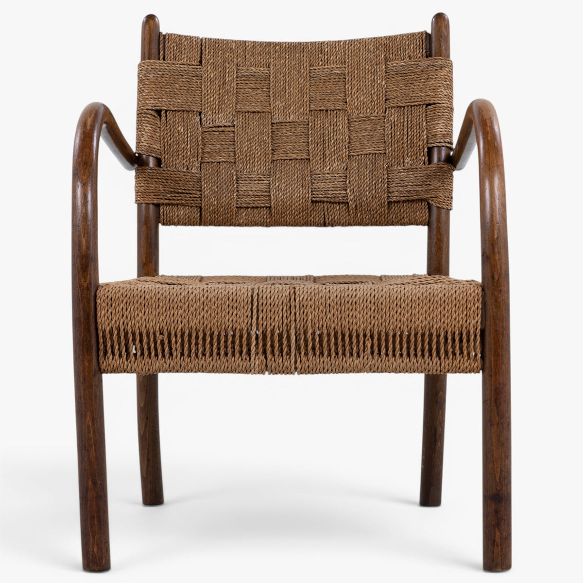 Armchair stained beech