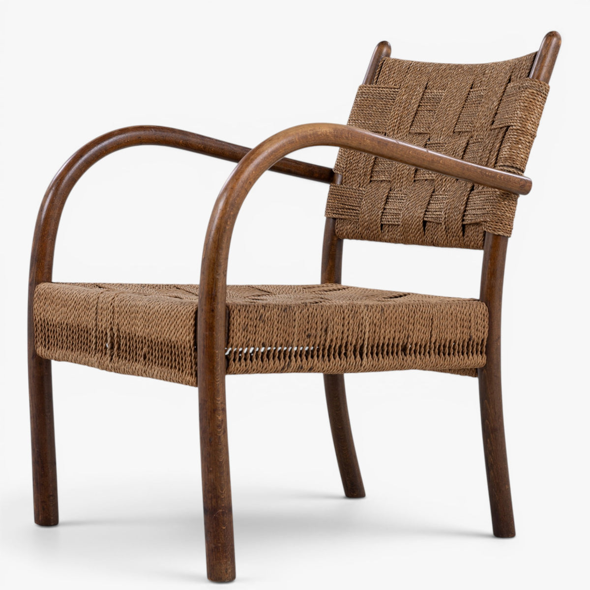 Armchair stained beech