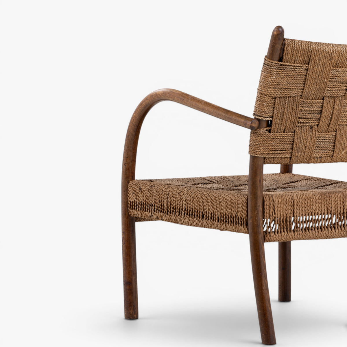 Armchair stained beech