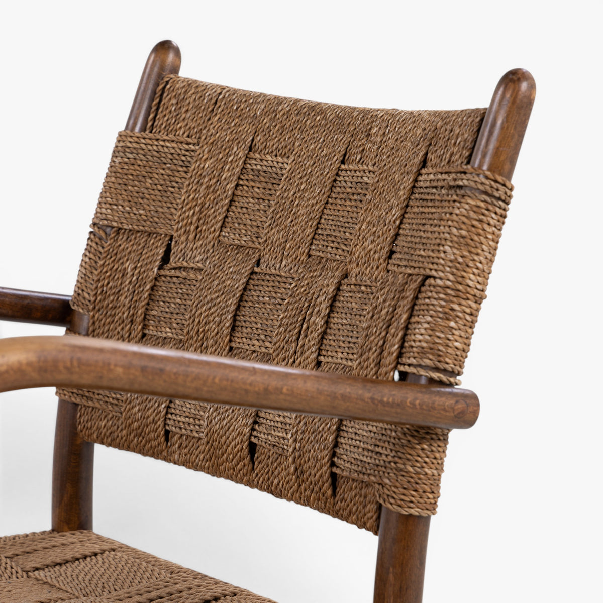 Armchair stained beech