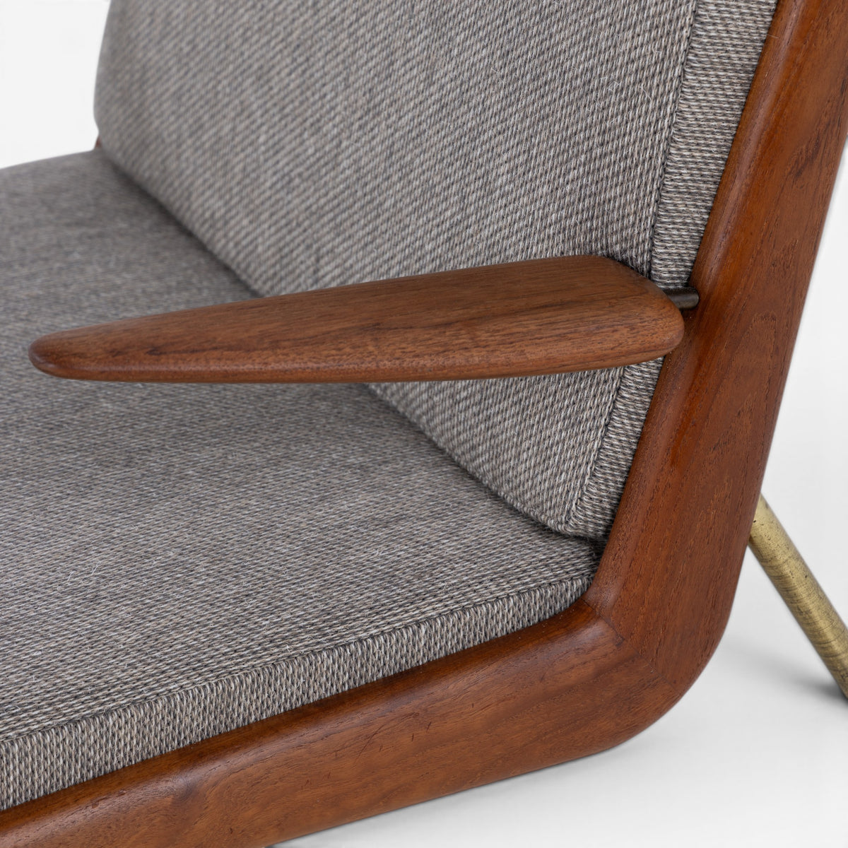 FD 135 - 'Boomerang'-lænestol i teak