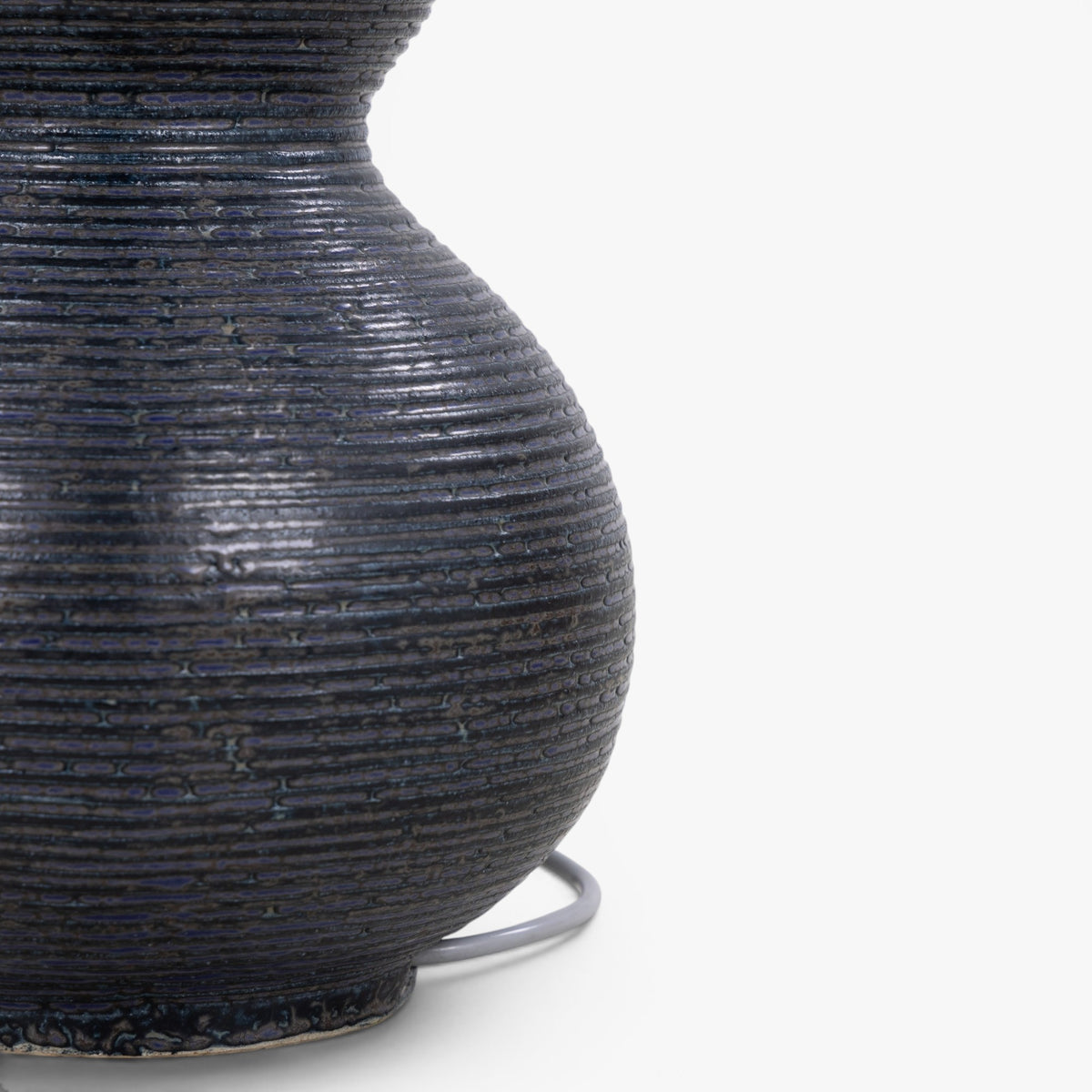 Table lamp in stoneware