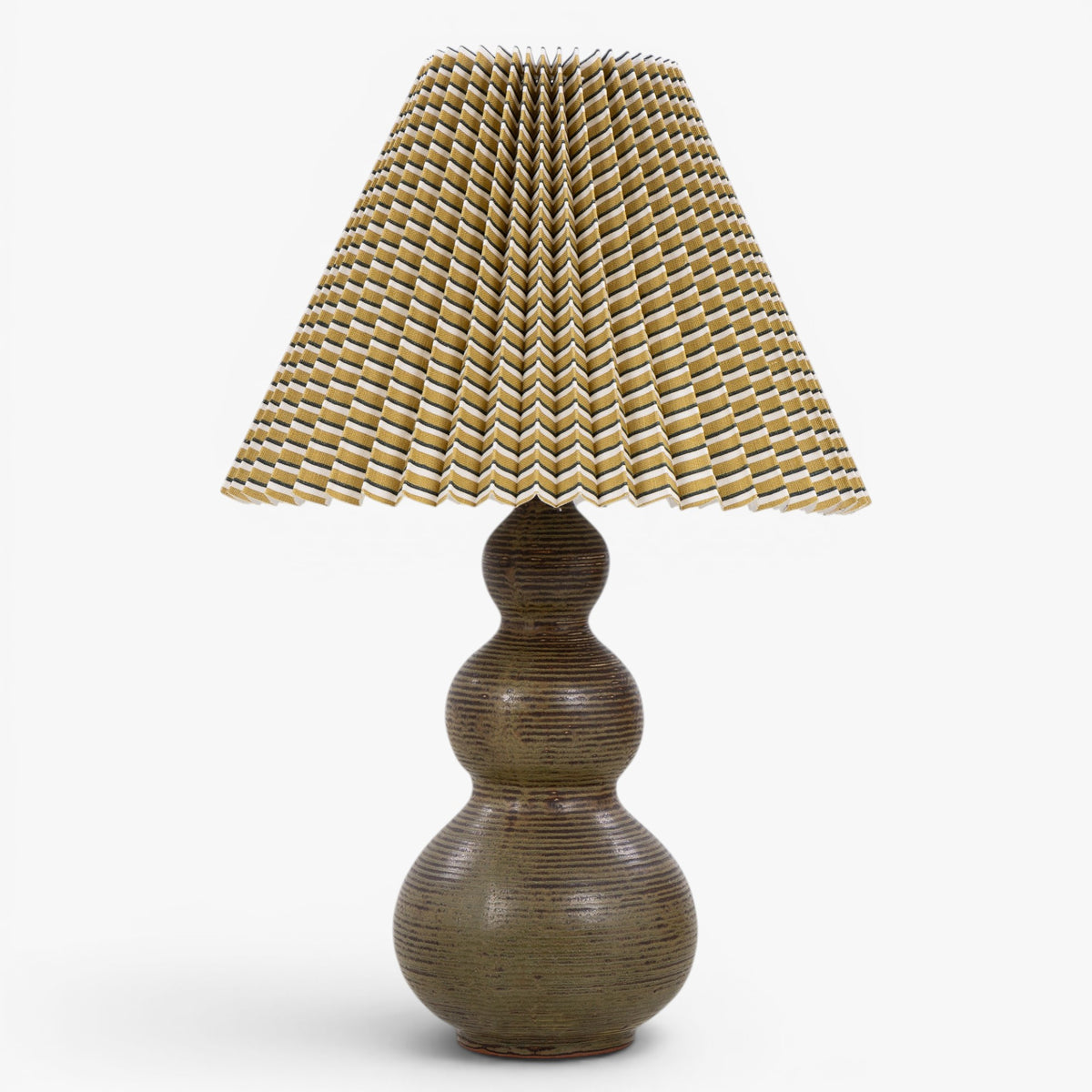 Table lamp in stoneware