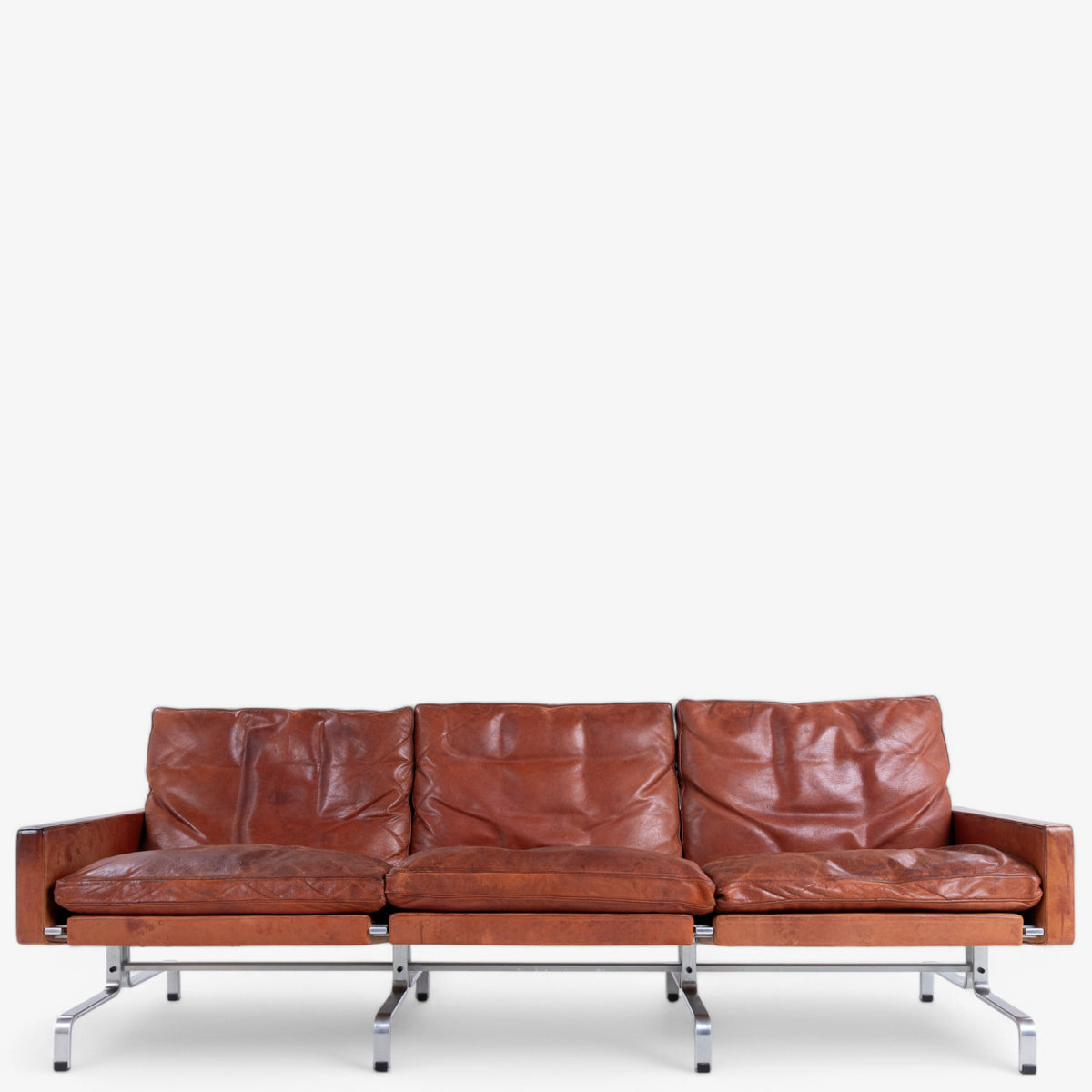 PK 31/3 - 3 seater sofa in original leather