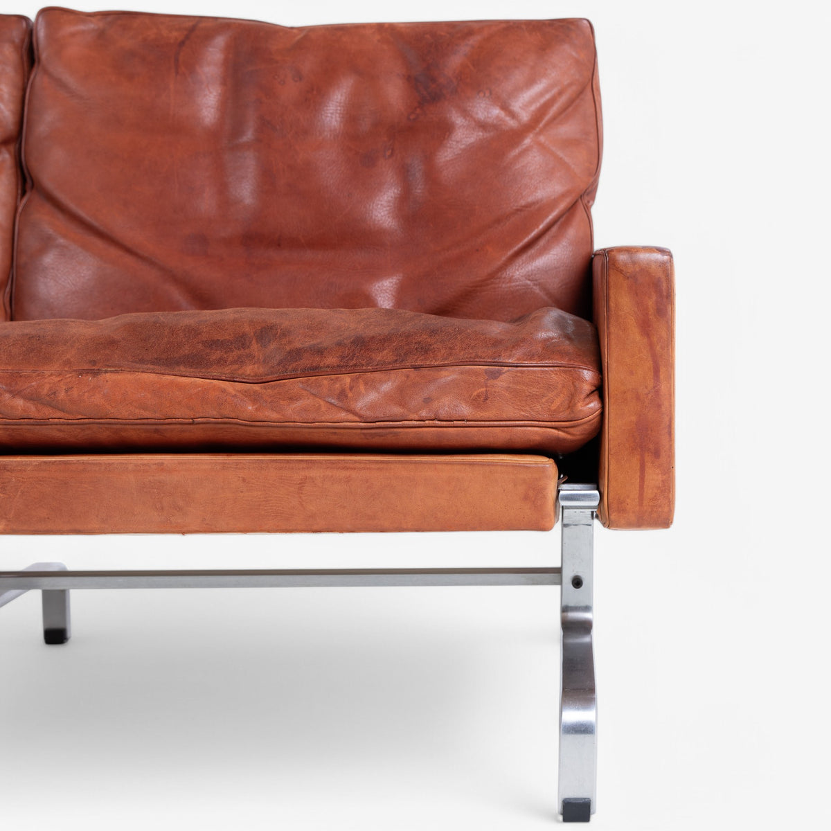 PK 31/3 - 3 seater sofa in original leather