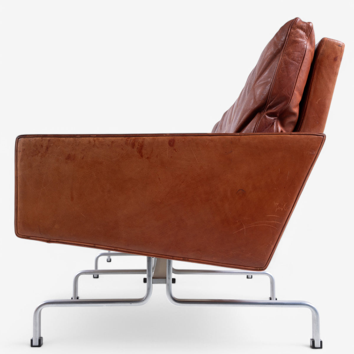 PK 31/3 - 3 seater sofa in original leather