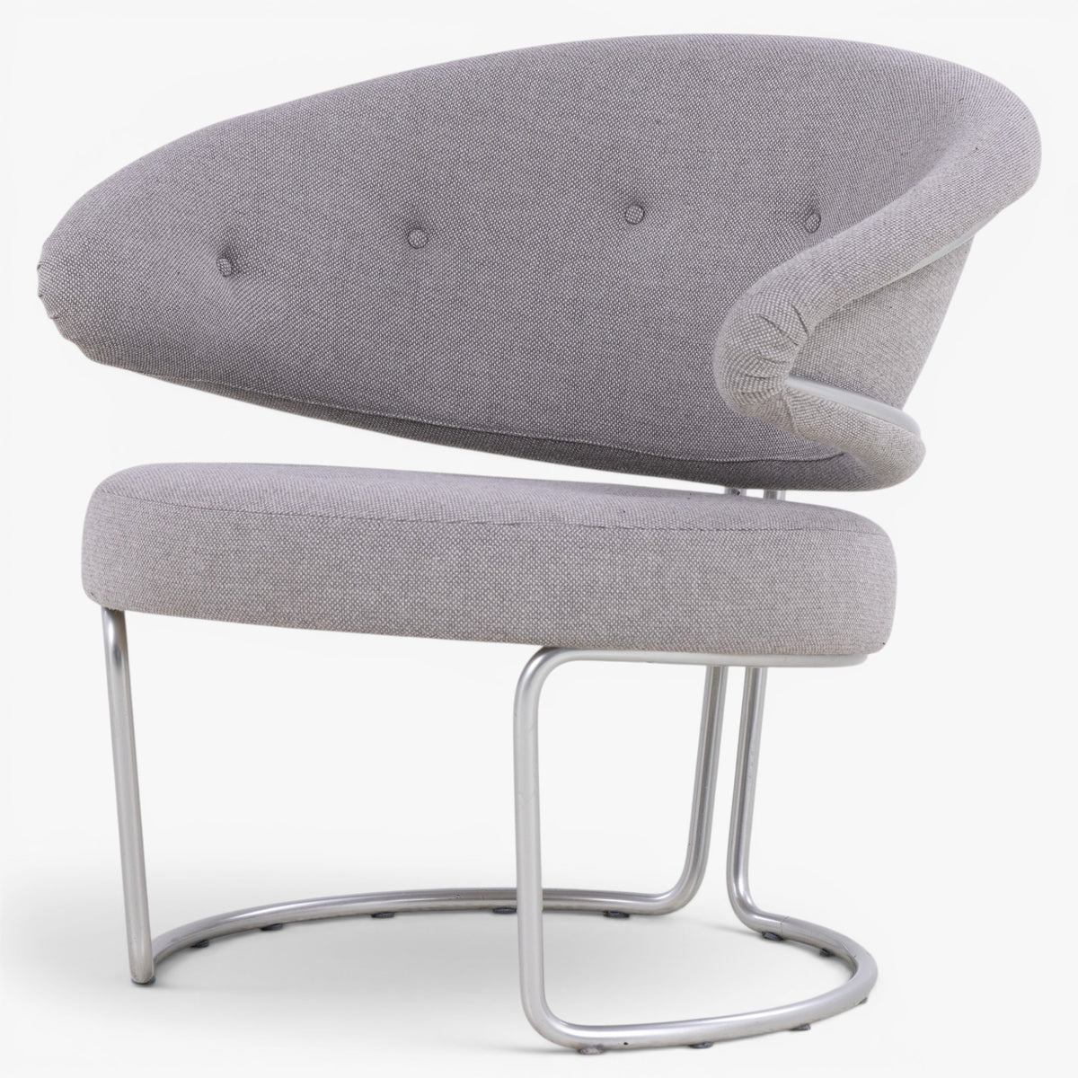 Easy chair in aluminium