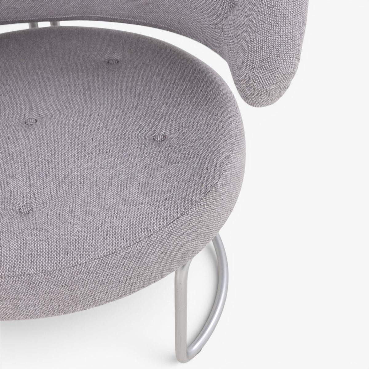 Easy chair in aluminium