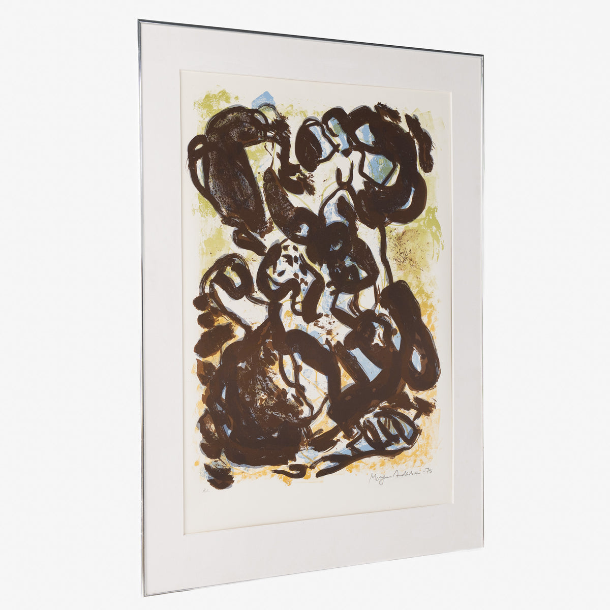 Lithograph in frame
