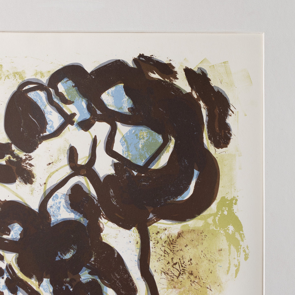 Lithograph in frame
