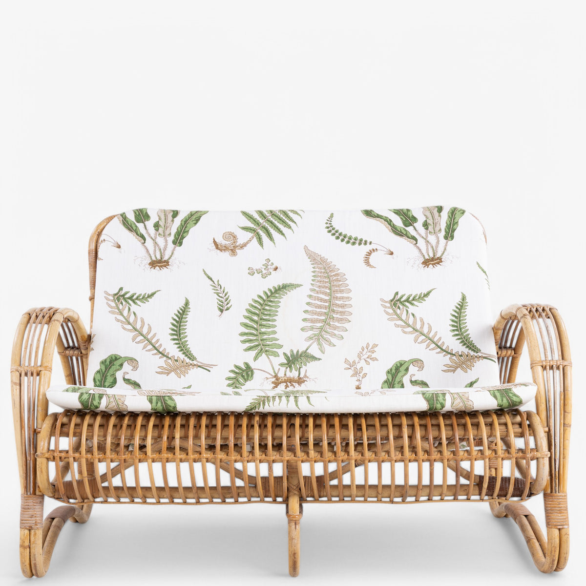 Bamboo wicker sofa