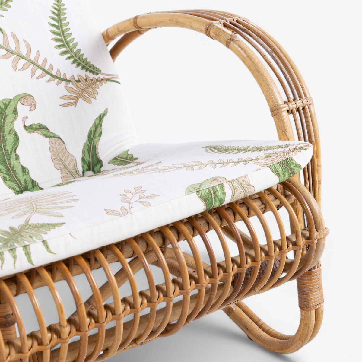 Bamboo wicker sofa
