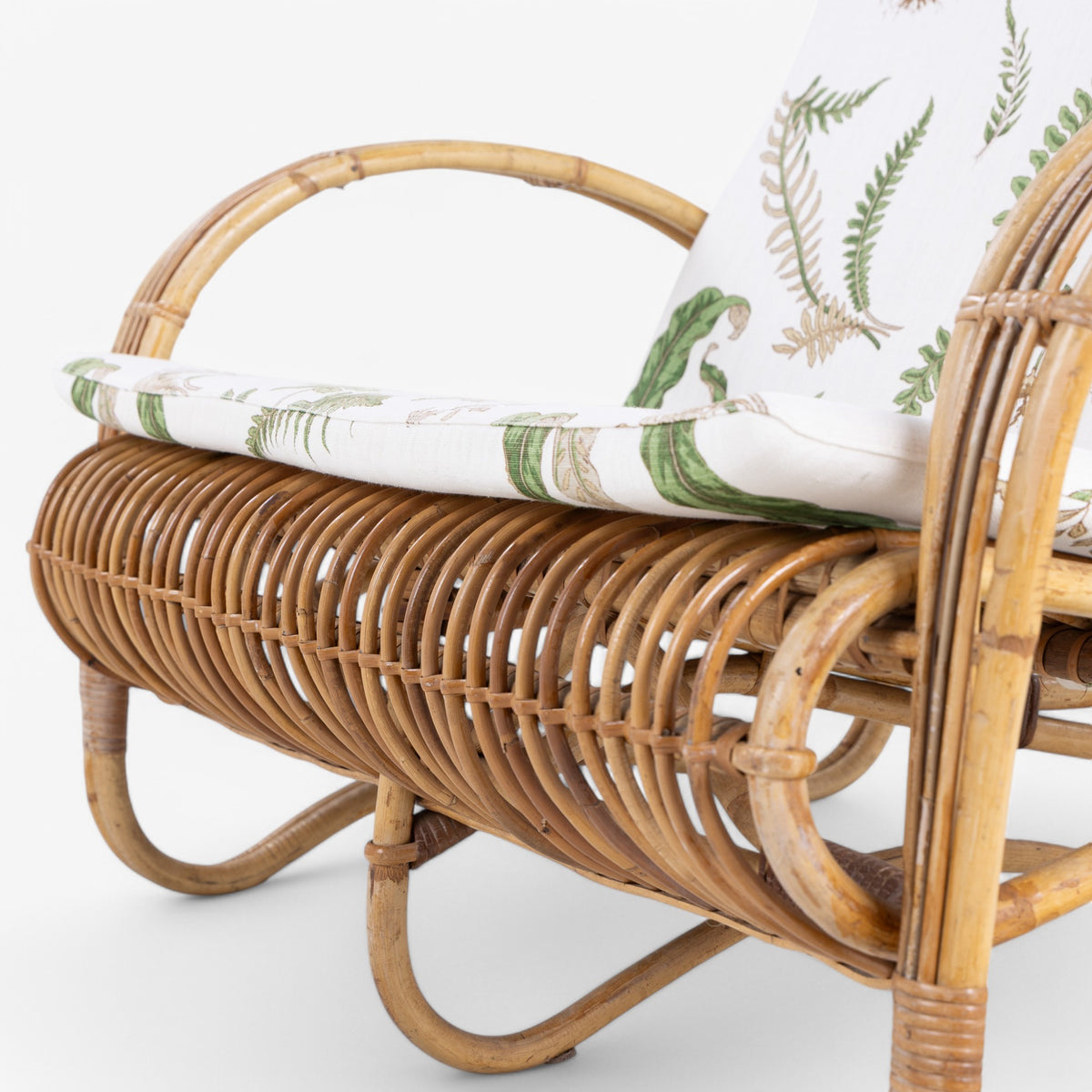 Bamboo wicker sofa