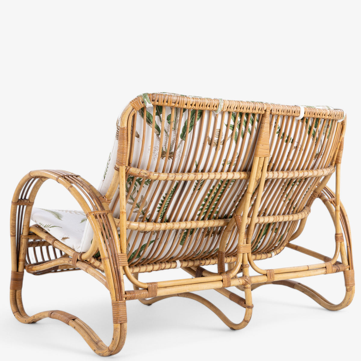 Bamboo wicker sofa