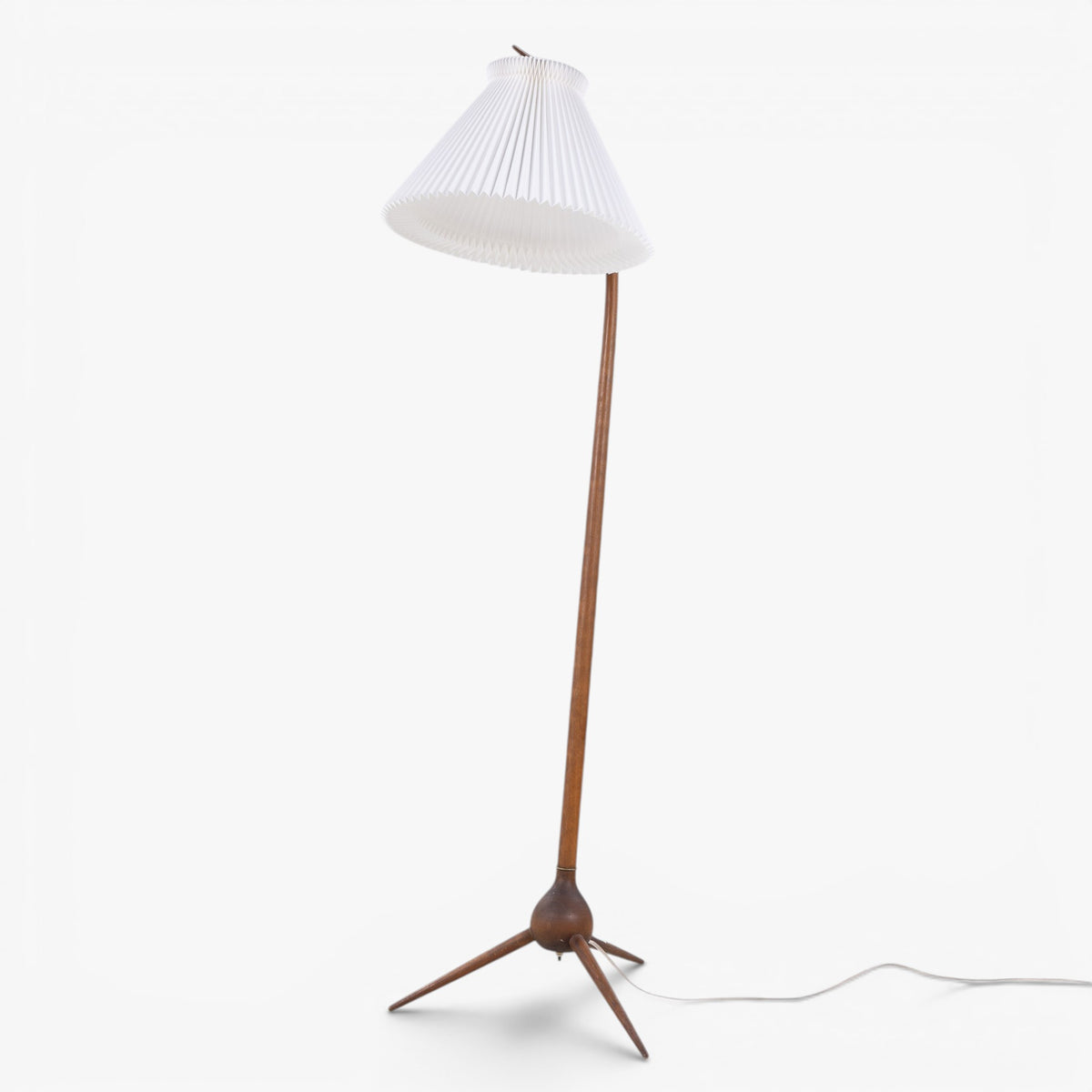 Floor lamp in beech