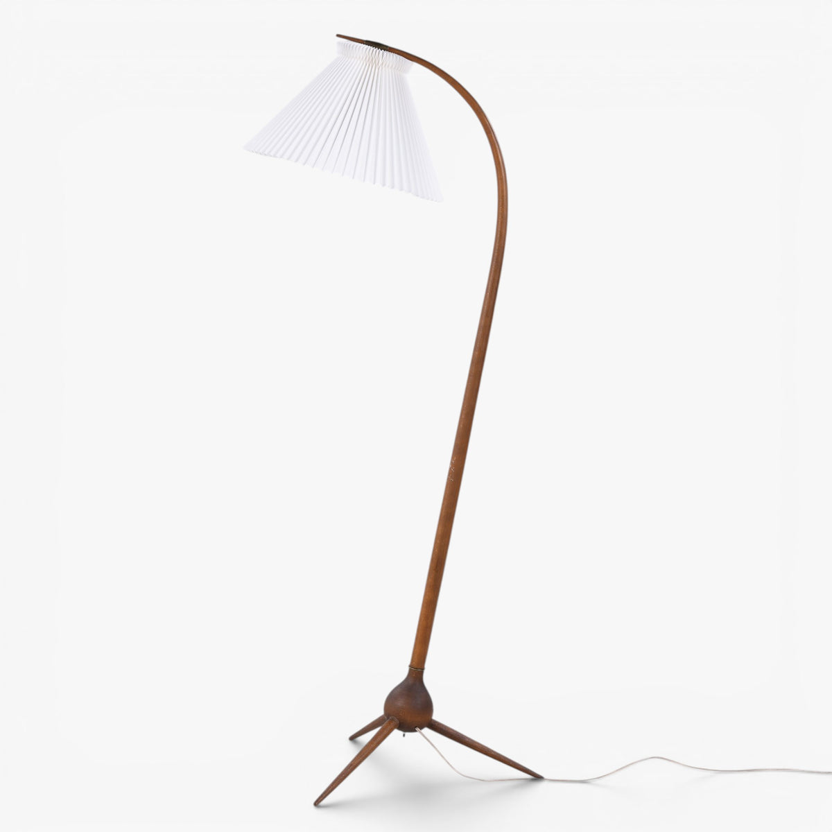 Floor lamp in beech