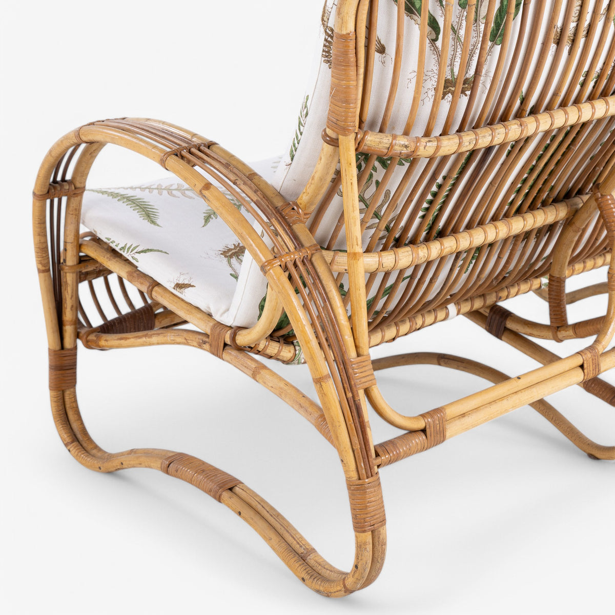 Bamboo wicker sofa