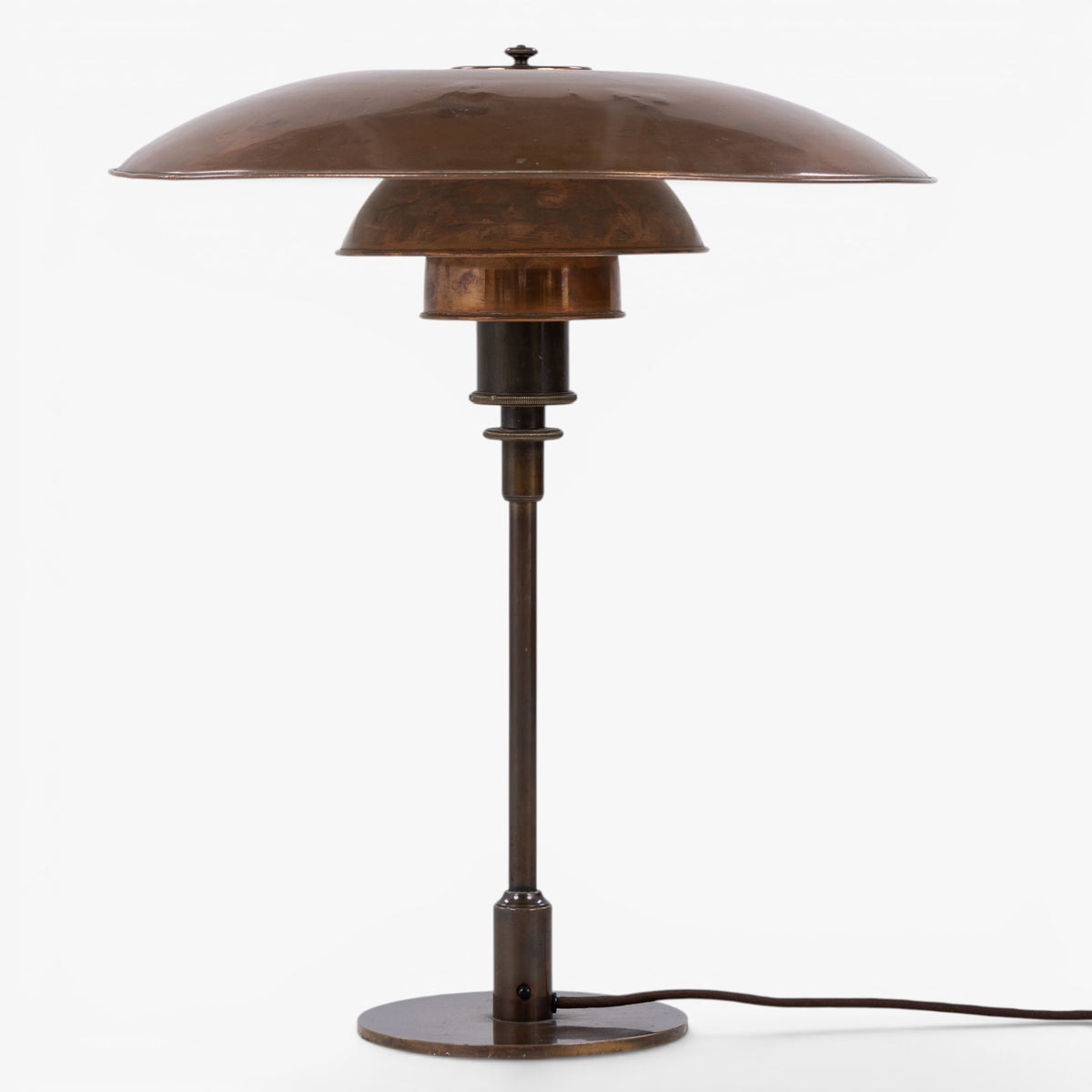 PH 4,5/3 - Table lamp w. copper shades