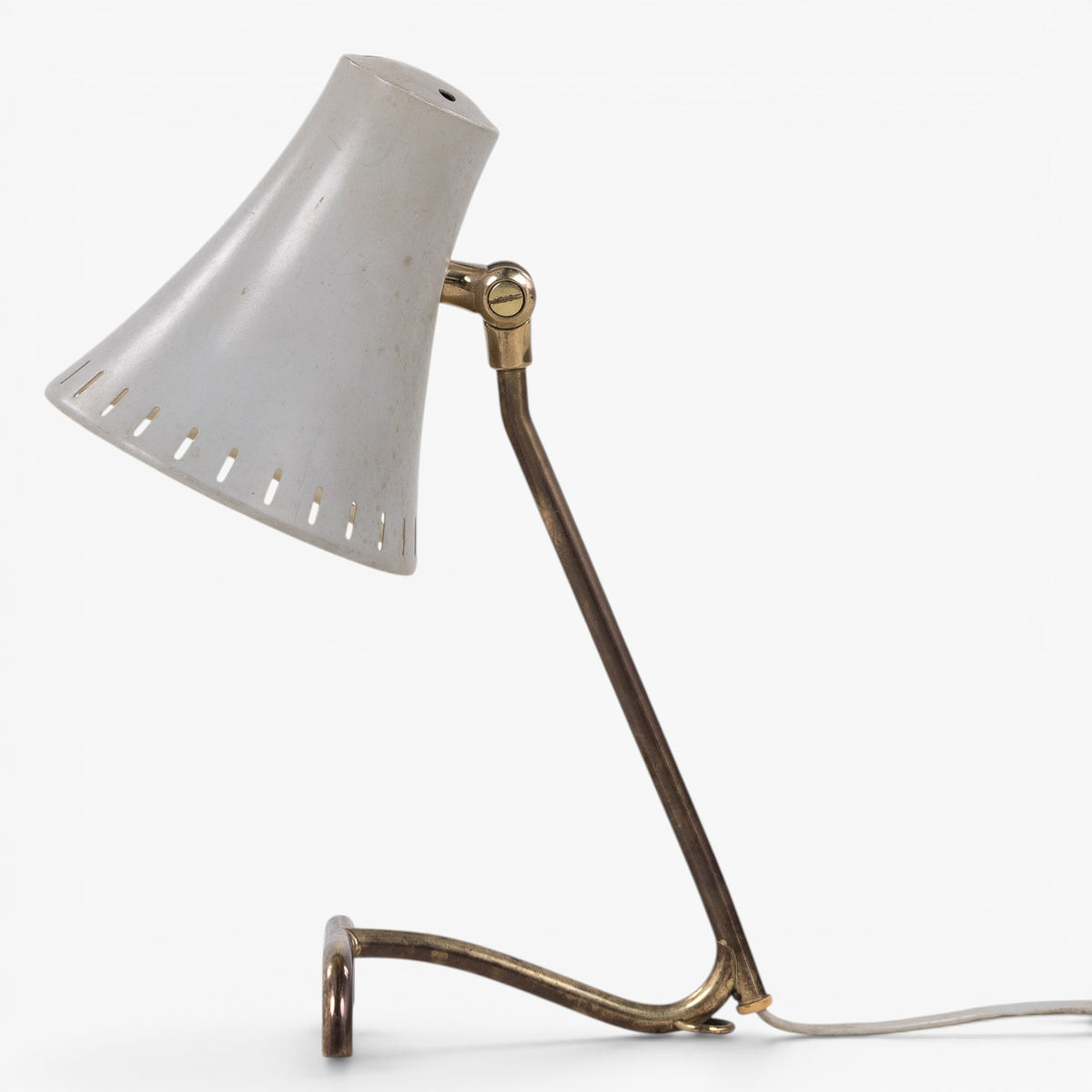 Bordlampe i messing