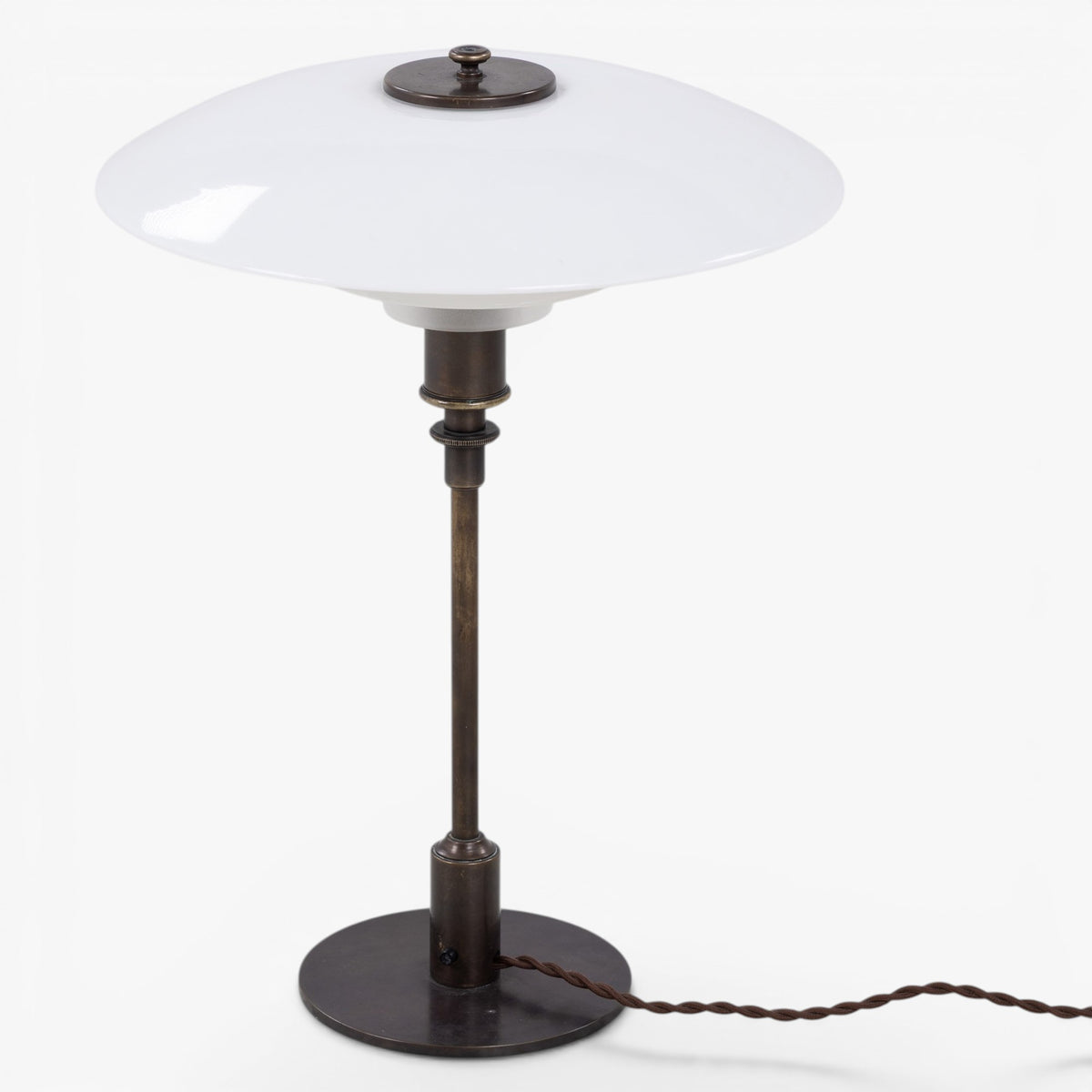 PH 3,5/2 - Bordlampe i bruneret messing