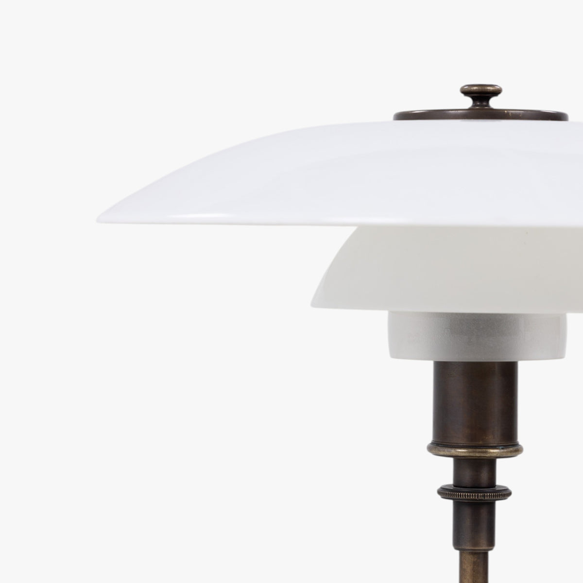 PH 3,5/2 - Bordlampe i bruneret messing