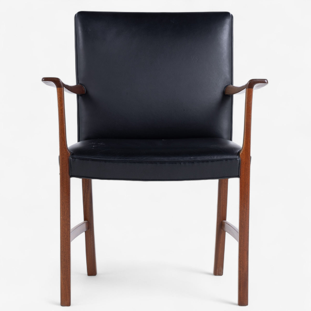 Armchair in mahogany