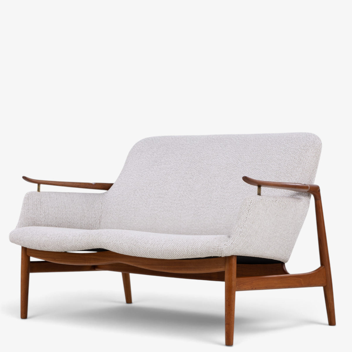 NV 53 - 2-seater sofa in teak