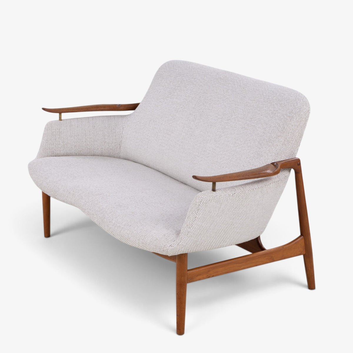 NV 53 - 2-seater sofa in teak