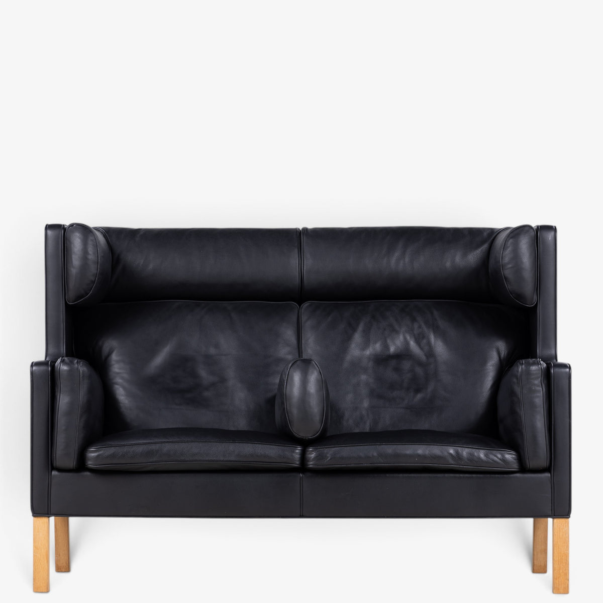 BM 2192 - 2 pers. Kupésofa i læder
