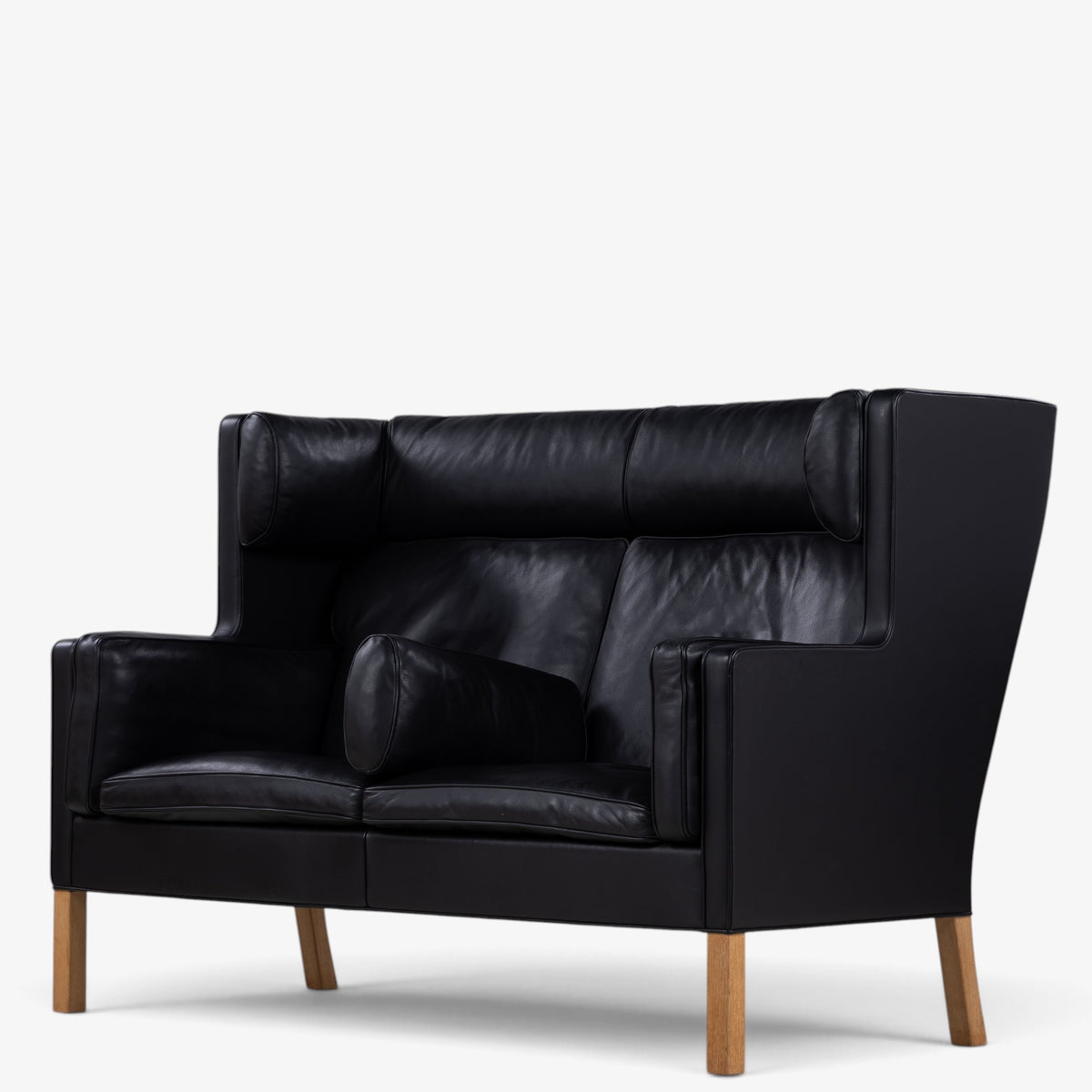 BM 2192 - 2 pers. Kupésofa i læder