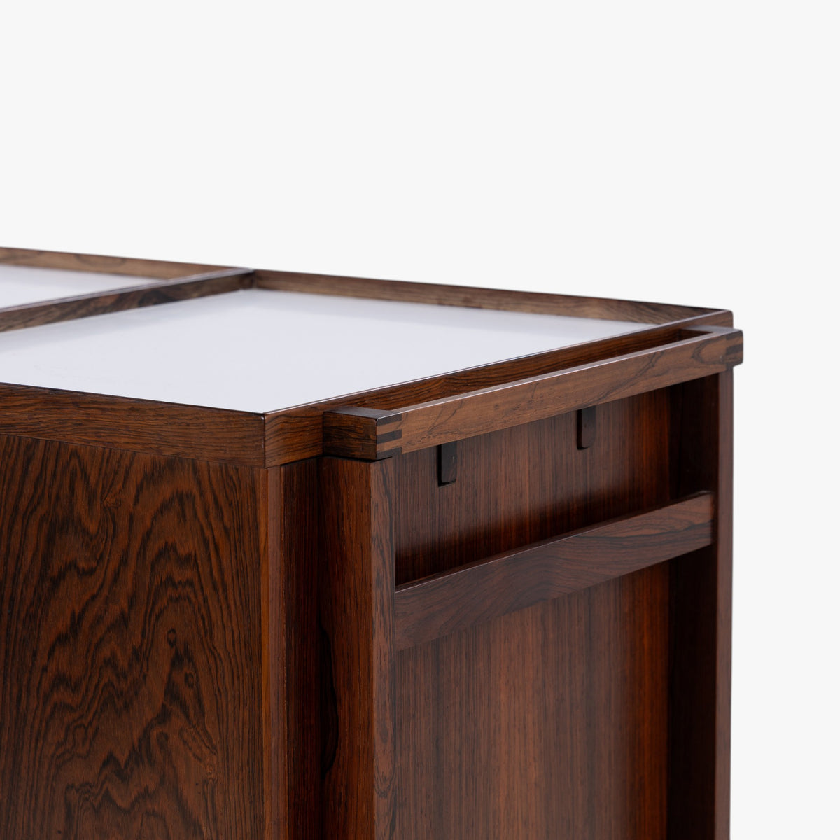 Rosewood bar cart