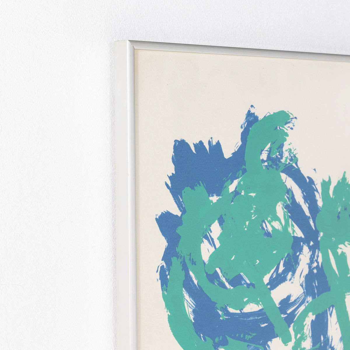 Print in silver frame