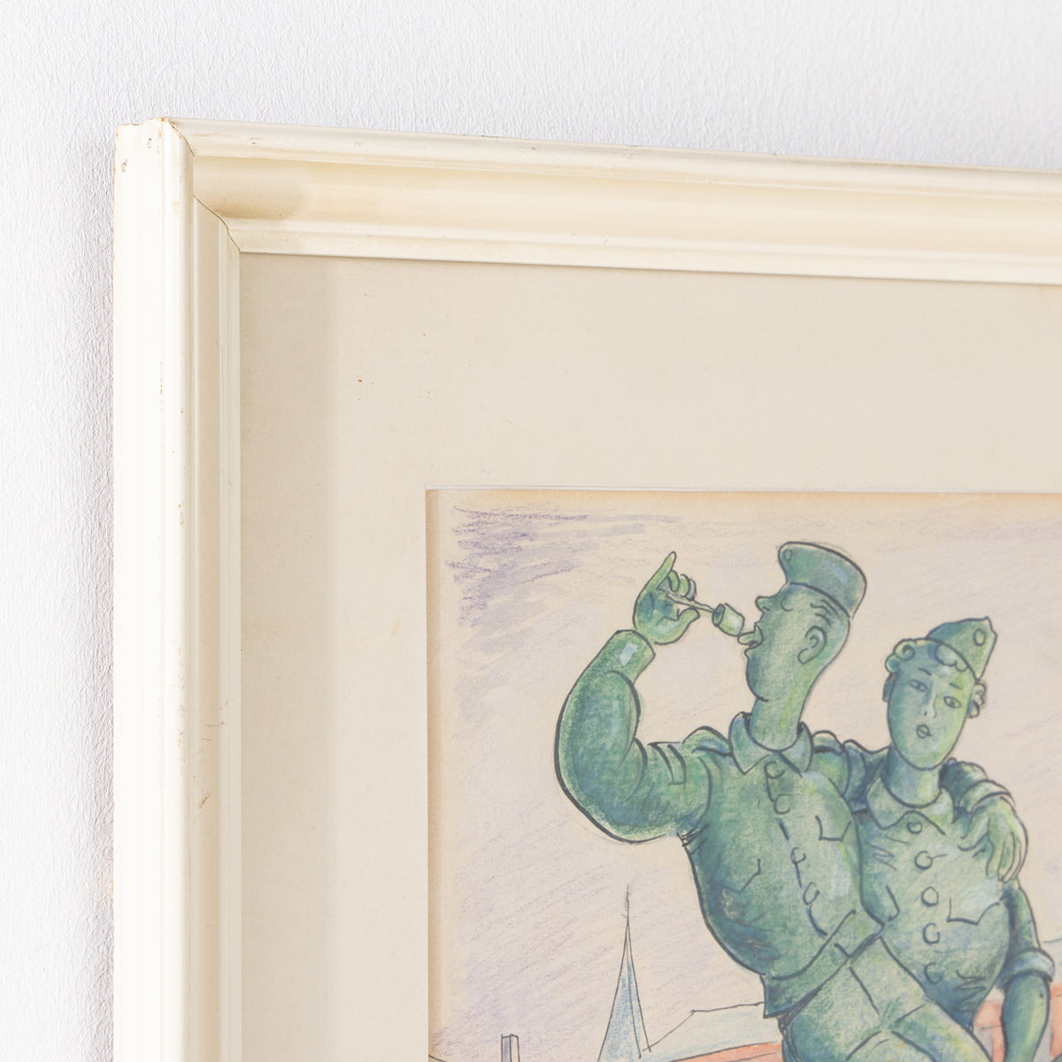 Framed drawing