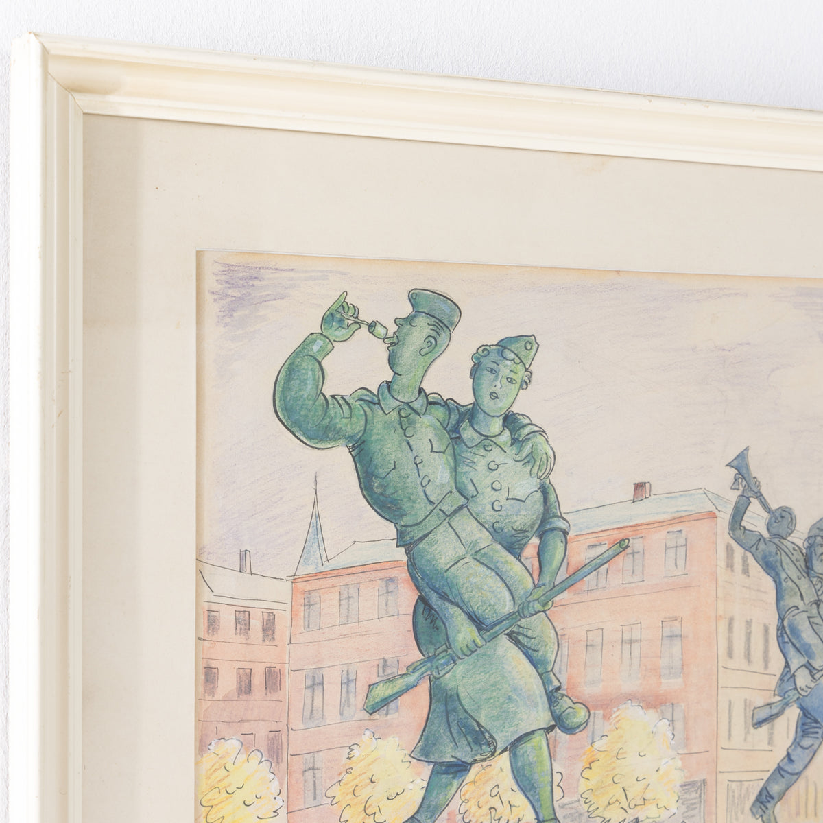 Framed drawing