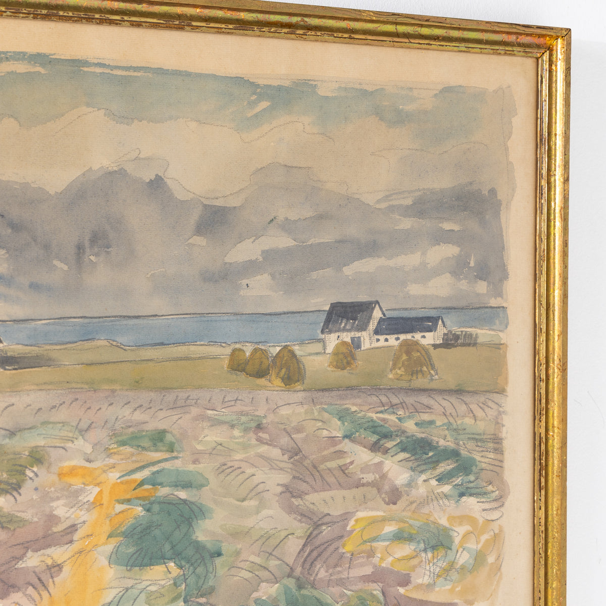 Watercolour of landscape