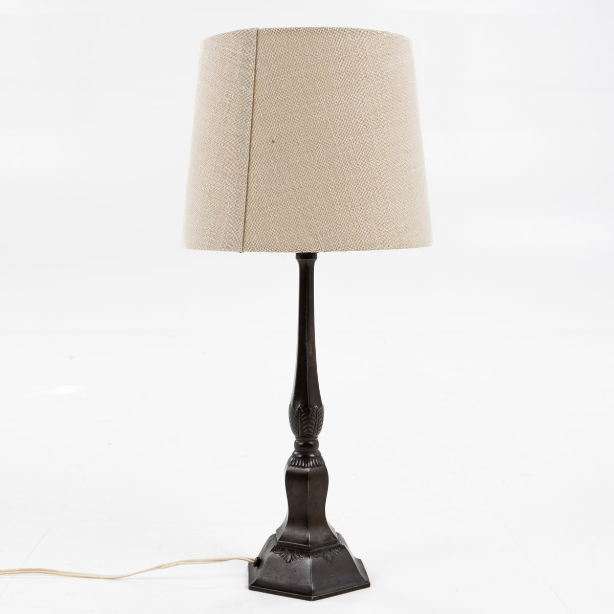 Bordlampe i diskometal