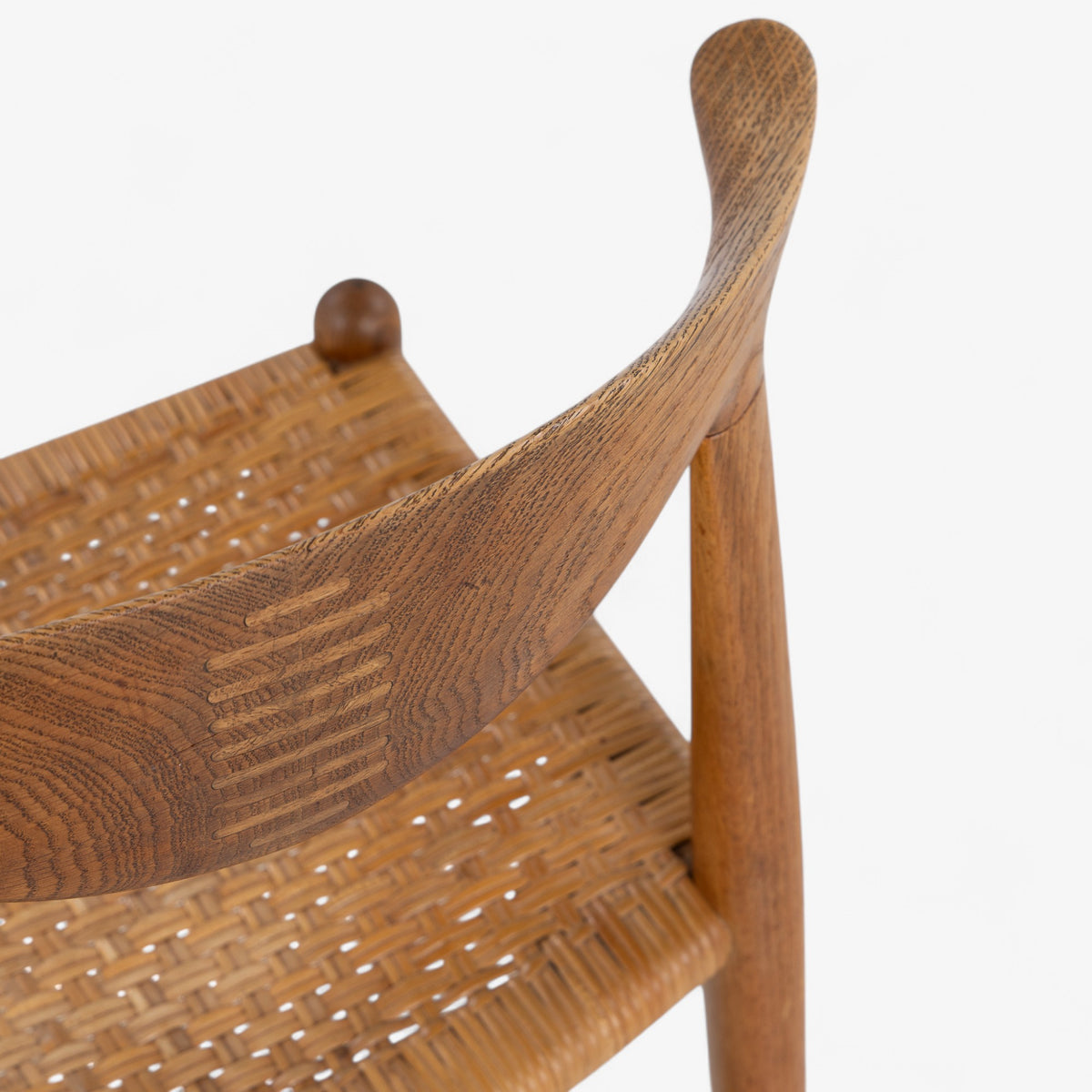 JH 505 - Cown Horn Chair in oak