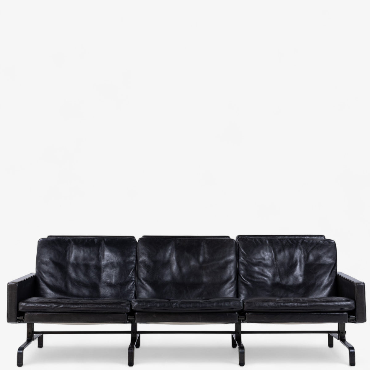 PK 31/3 - 3 seater sofa in original leather